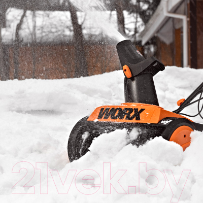 Снегоуборщик электрический Worx WG450E- фото5