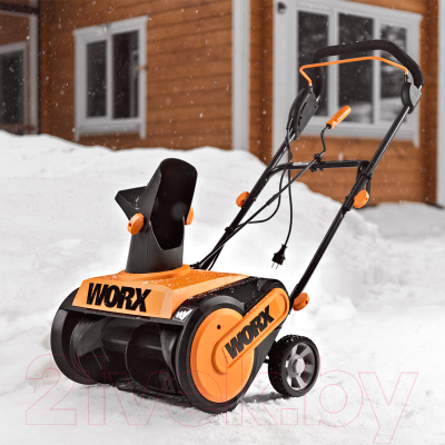 Снегоуборщик электрический Worx WG450E- фото6