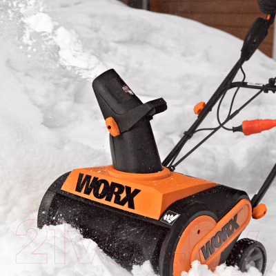 Снегоуборщик электрический Worx WG450E- фото8