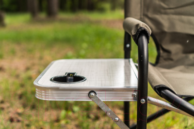 Кресло складное НПО Кедр Кедр со столиком с подстаканником / SK-07- фото4