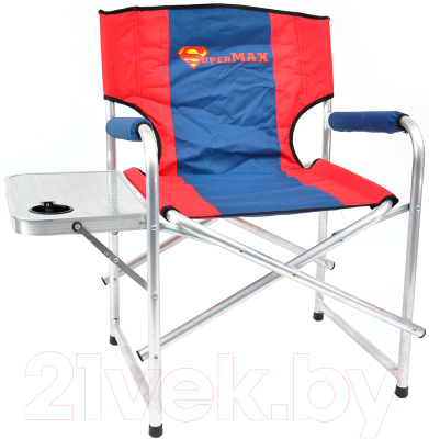 Кресло складное НПО Кедр Supermax со столиком с подстаканником / AKSM-04- фото