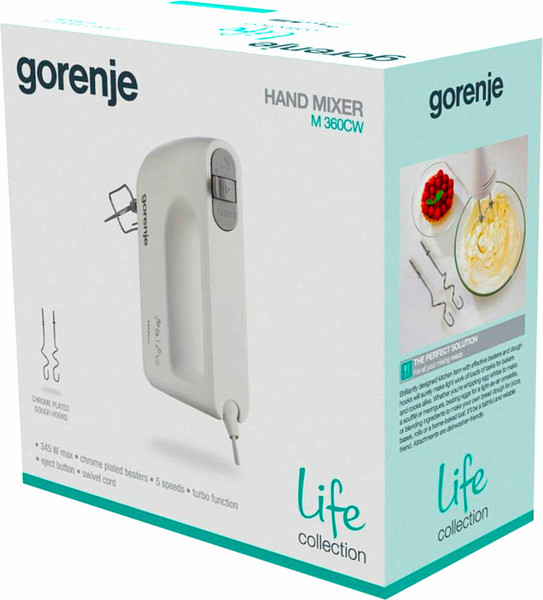 Миксер ручной Gorenje M360CW- фото4