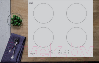 Индукционная варочная панель Akpo PIA 6094014CC WH- фото6