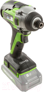 Аккумуляторный шуруповерт Greenworks GD24ID3 бесщеточный 24V / 3802807- фото2