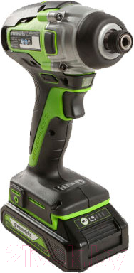 Аккумуляторный шуруповерт Greenworks GD24ID3 бесщеточный 24V / 3802807- фото3