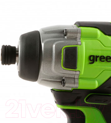 Аккумуляторный шуруповерт Greenworks GD24ID3 бесщеточный 24V / 3802807- фото5