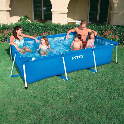 Каркасный бассейн Intex Rectangular Frame / 58983/28270- фото8
