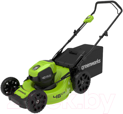 Газонокосилка электрическая Greenworks GD40LM46HP- фото