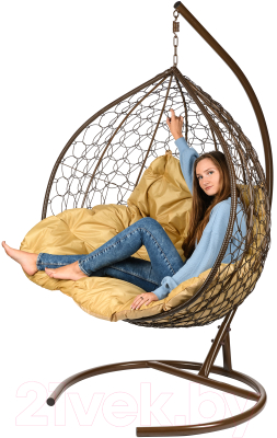 Кресло подвесное BiGarden Gemini Brown- фото4