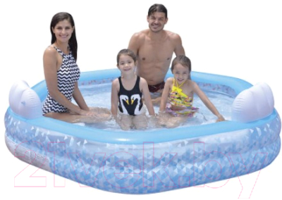 Надувной бассейн Jilong Giant Hexagon Family Pool / 57161- фото2