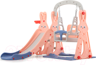 Горка-комплекс Perfetto Sport Зайчонок / PS-042-О- фото