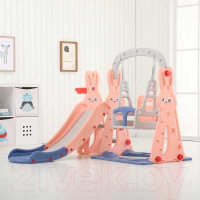Горка-комплекс Perfetto Sport Зайчонок / PS-042-О- фото2