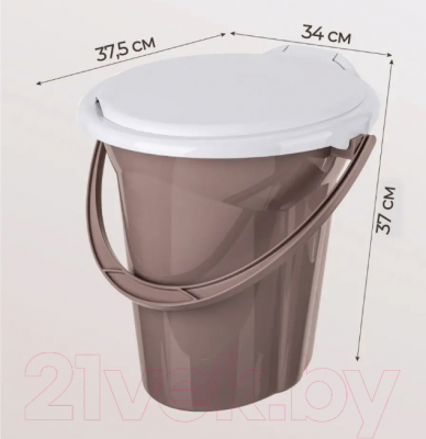 Ведро-туалет Бытпласт Лотос / 4312264- фото9