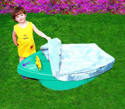 Песочница-бассейн PalPlay Лодочка 311 с покрытием- фото2