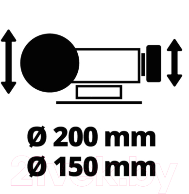 Точильный станок Einhell TC-WD 200/150 (4417242)- фото9