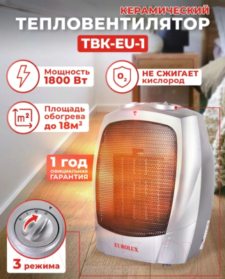 Тепловентилятор EUROLUX ТВК-EU-1- фото7