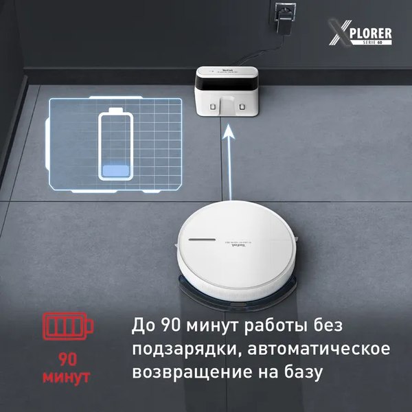 Робот-пылесос Tefal X-plorer Serie 60 / RG7447WH- фото10