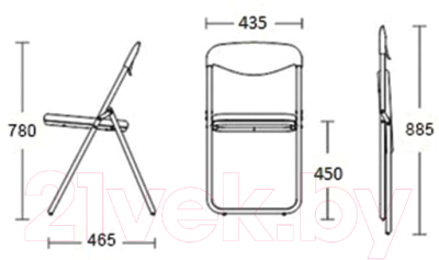 Стул складной Brabix Golf CF-007 / 531565- фото6
