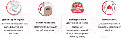 Мясорубка электрическая Moulinex ME476132- фото4
