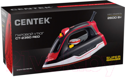 Утюг Centek CT-2350 (красный)- фото8