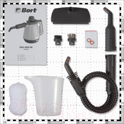 Пароочиститель Bort BDR-2800-RR (93410969)- фото9