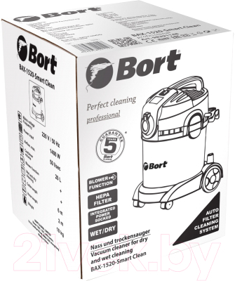 Профессиональный пылесос Bort BAX-1520-Smart Clean (98291148)- фото6