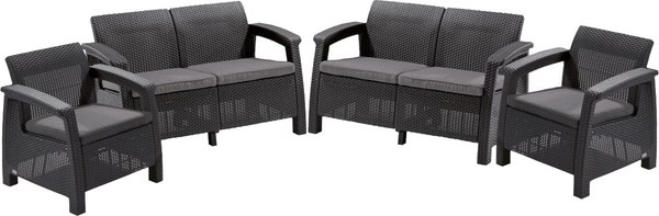 Комплект садовой мебели Keter Corfu Rest Set / 241725