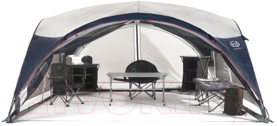 Туристический шатер FHM Pavillion 9354 (синий/серый)- фото10