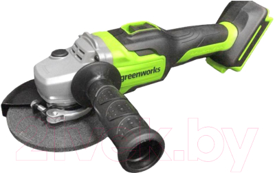 Угловая шлифовальная машина Greenworks GD24AG бесщеточная 24V / 3200207UA- фото