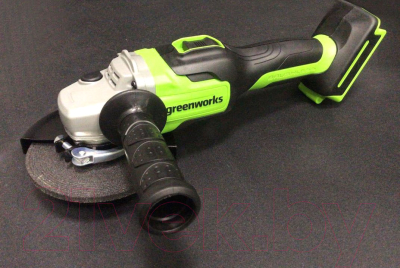 Угловая шлифовальная машина Greenworks GD24AG бесщеточная 24V / 3200207UA- фото4