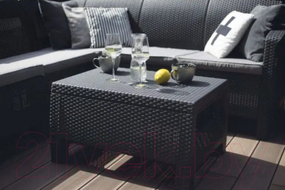 Кофейный столик садовый Keter Corfu Table / 241945- фото6