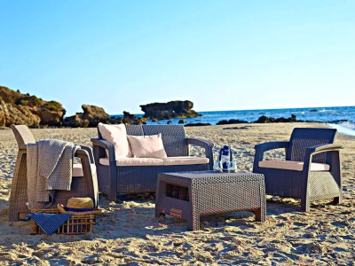 Кофейный столик садовый Keter Corfu Table / 241722- фото3