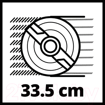 Газонокосилка электрическая Einhell GE-CM 36/34-1 Li-Solo (3413226)- фото2
