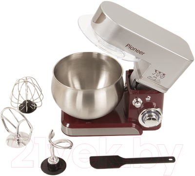 Миксер стационарный Pioneer MX322 (Wine Maroon)- фото6