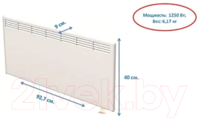 Конвектор Beha PV 12 Wi-Fi / 810423- фото3