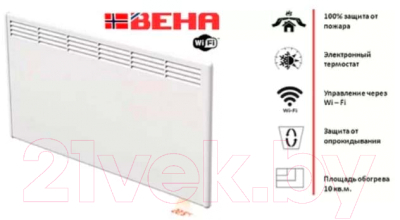Конвектор Beha PV 10 Wi-Fi / 810422- фото2
