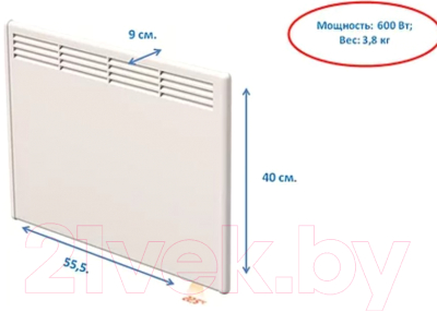 Конвектор Beha PV 6 Wi-Fi / 810420- фото3