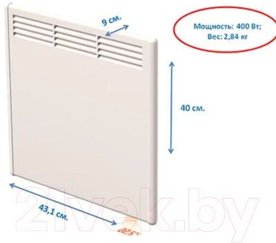Конвектор Beha PV 4 Wi-fi / 810418- фото2