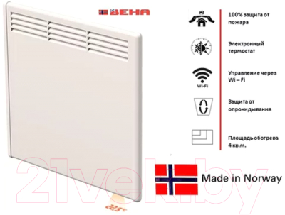 Конвектор Beha PV 4 Wi-fi / 810418- фото4