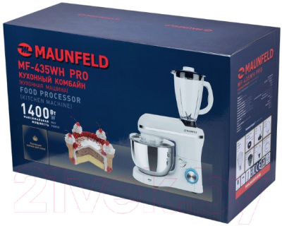 Кухонный комбайн Maunfeld MF-435WH Pro- фото10