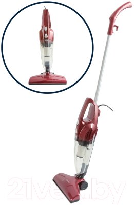 Вертикальный пылесос Pioneer VC461S (Wine Maroon)- фото3