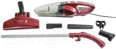 Вертикальный пылесос Pioneer VC461S (Wine Maroon)- фото5