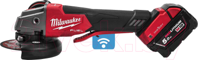 Угловая шлифовальная машина Milwaukee M18ONEFSAG125XPDB-502X / 4933478435- фото2