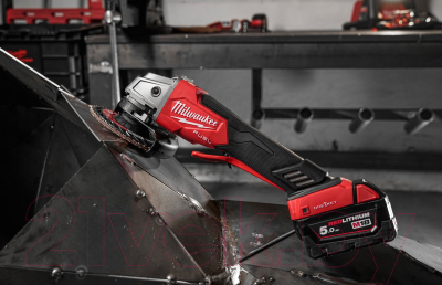 Угловая шлифовальная машина Milwaukee M18ONEFSAG125XPDB-502X / 4933478435- фото6