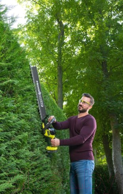 Кусторез аккумуляторный Ryobi RY18HT55A-0- фото7