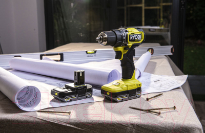 Аккумуляторная дрель-шуруповерт Ryobi HP RDD18C-220S (5133004980)- фото7