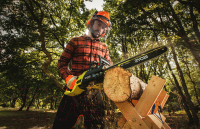 Пила цепная аккумуляторная Ryobi Max Power RY36CSX40B-0- фото9