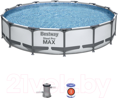 Каркасный бассейн Bestway Steel Pro Max 56595- фото5