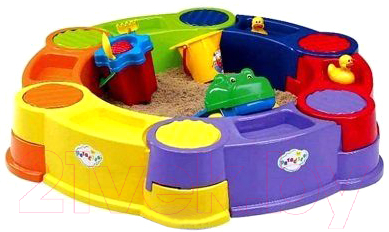 Песочница Пластик Радуга / С 361- фото