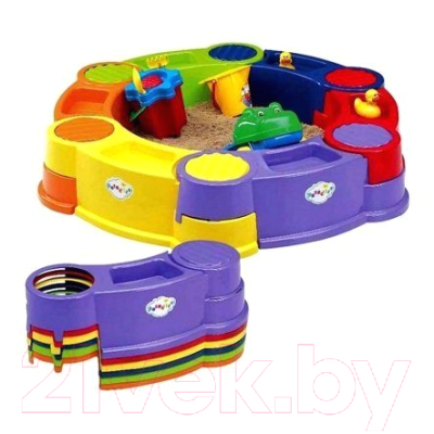 Песочница Пластик Радуга / С 361- фото2